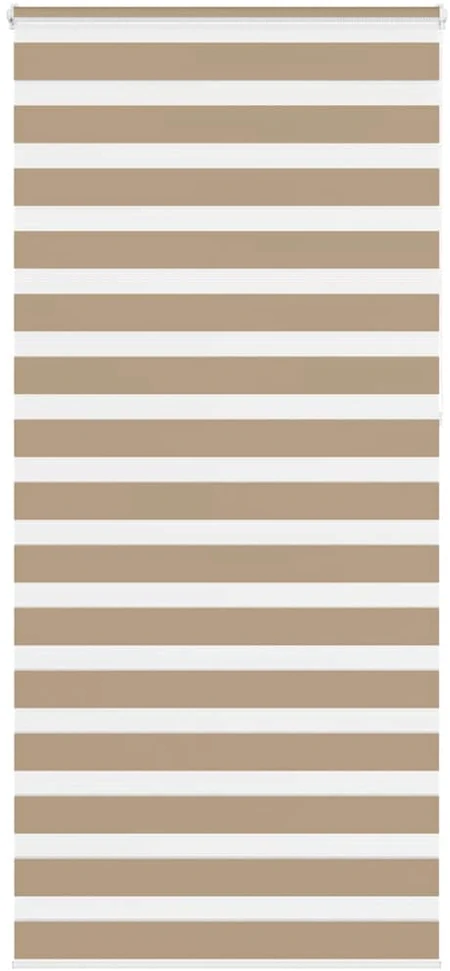 Zebro žaliuzė, smėlio rudos spalvos, 95x230 cm, audinys, plotis 90,9 cm, poliesteris