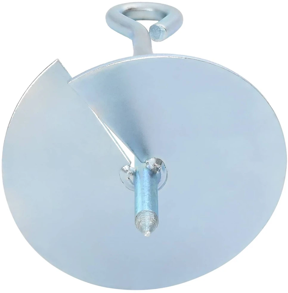 Žemės inkaras 10 vnt. Ø10 x 30 cm Cinkuotas metalas Sidabrinė
