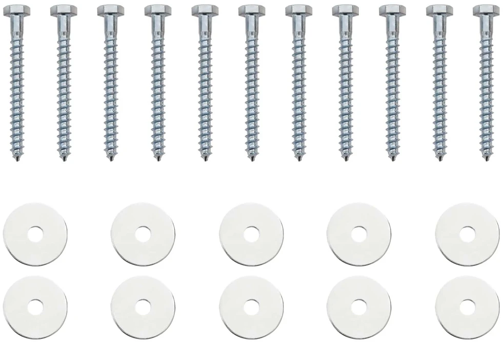 Žemės inkaras 10 vnt. Ø10 x 50 cm Cinkuotas metalas Sidabrinė