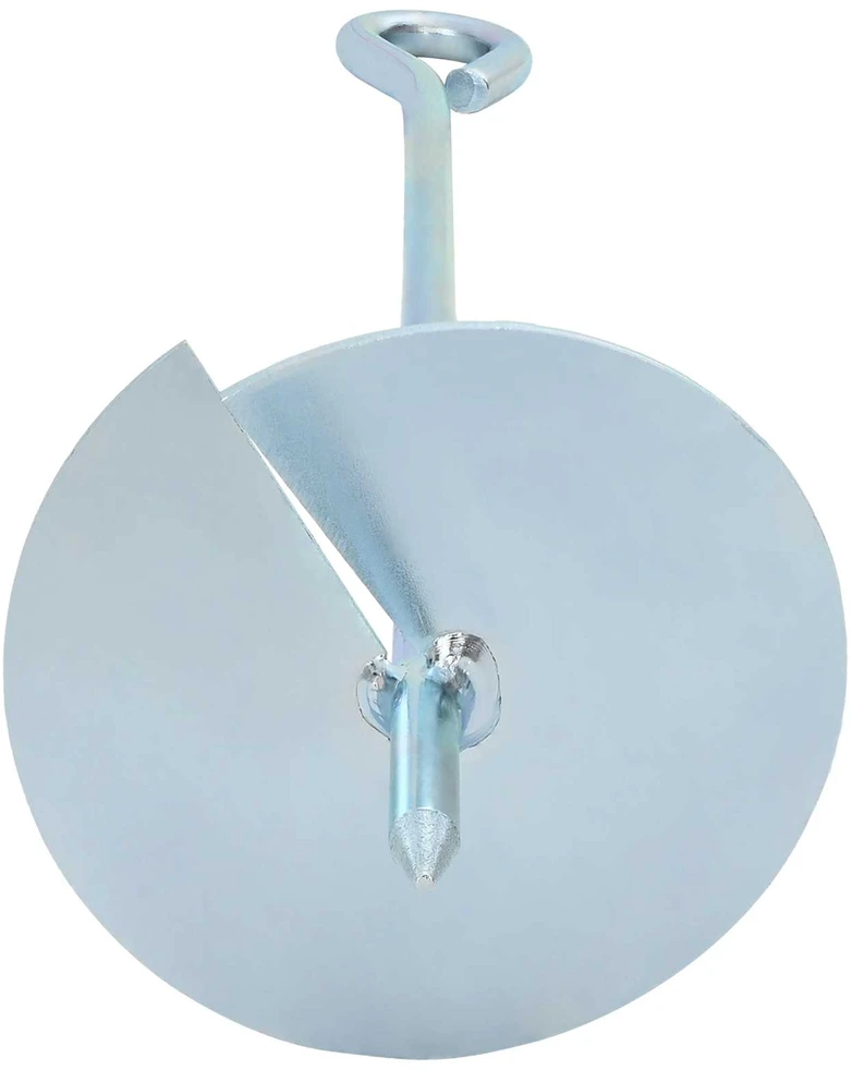 Žemės inkaras 10 vnt. Ø10 x 40 cm Cinkuotas metalas Sidabrinė