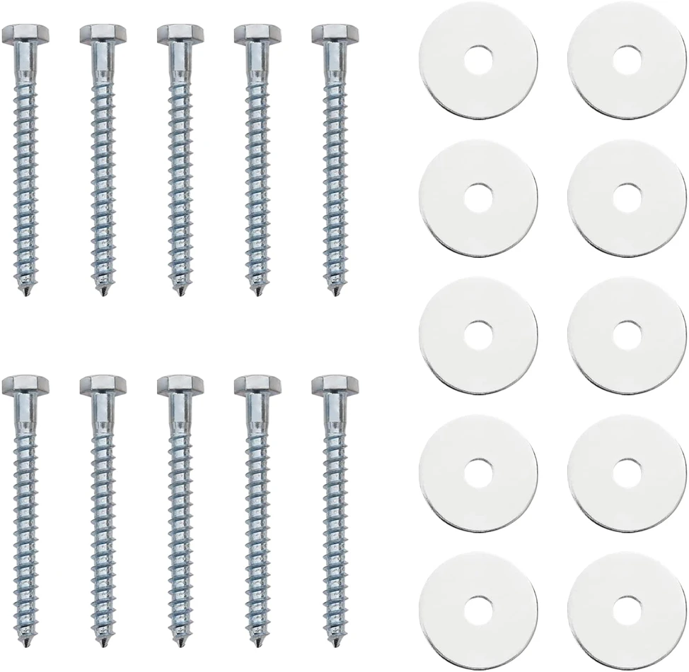 Žemės inkaras 10 vnt. Ø10 x 40 cm Cinkuotas metalas Sidabrinė