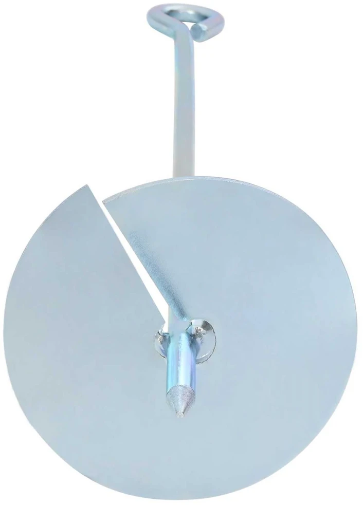 Žemės inkaras 2 vnt. Ø10 x 50 cm Cinkuotas metalas Sidabrinė