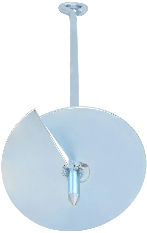 Žemės inkaras 2 vnt. Ø10 x 60 cm Cinkuotas metalas Sidabrinė