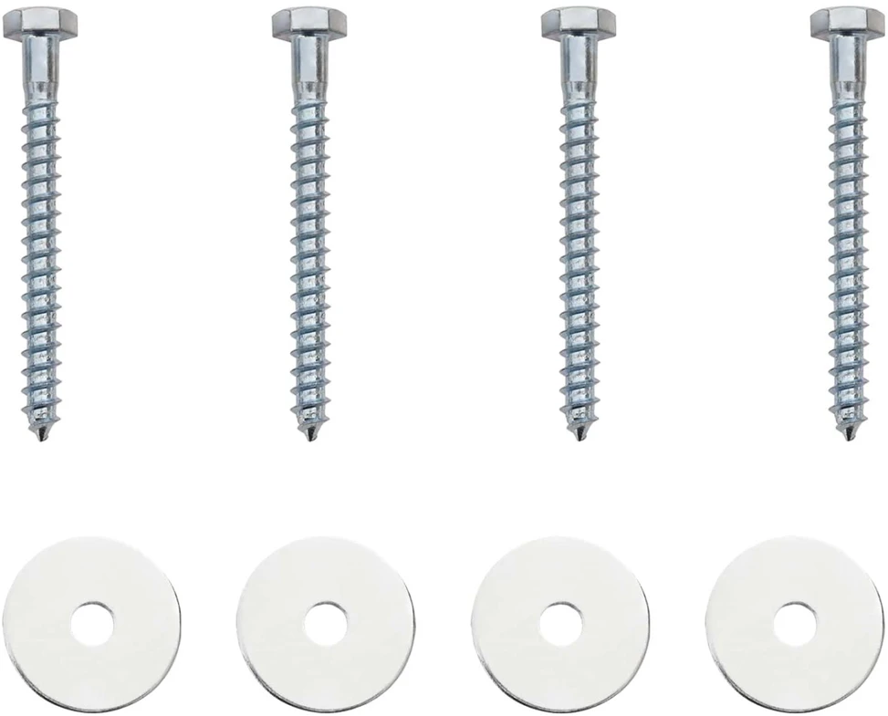 Žemės inkaras 4 vnt. Ø10 x 40 cm Cinkuotas metalas Sidabrinė