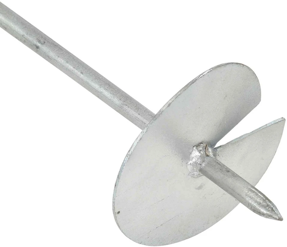Žemės inkaras 4 vnt. Cinkuotas metalas Sidabrinė
