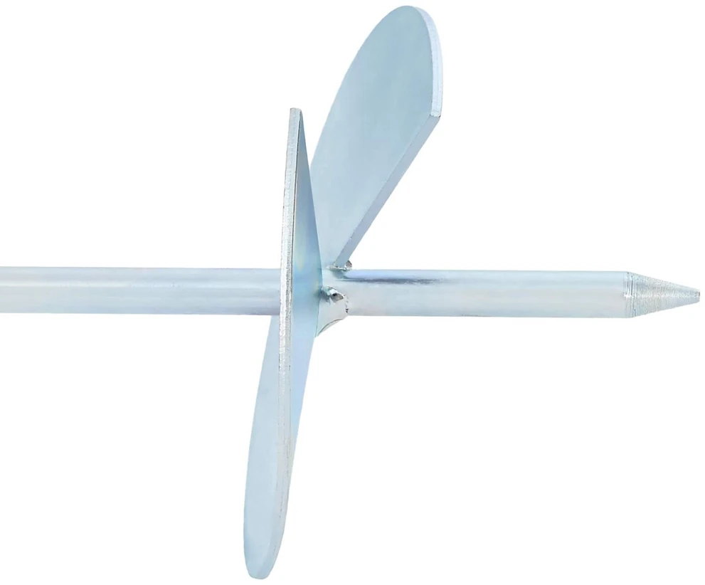 Žemės inkaras 6 vnt. Ø10 x 30 cm Cinkuotas metalas Sidabrinė
