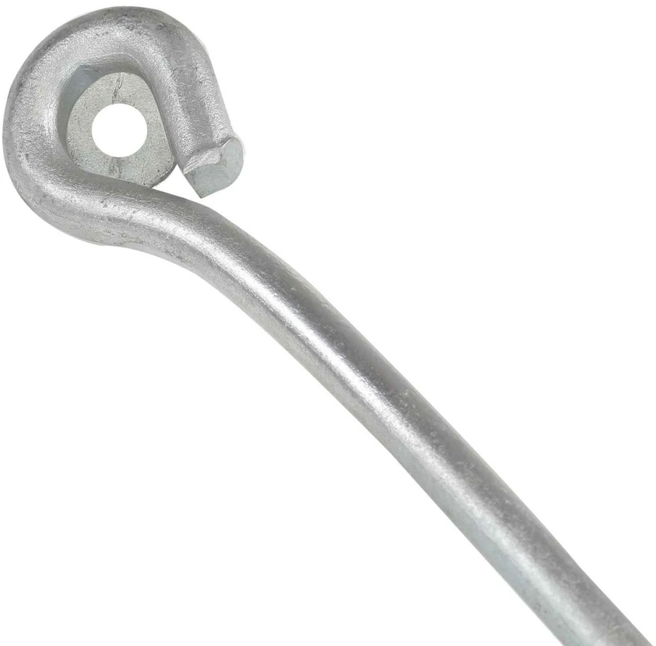 Žemės inkaras 6 vnt. Cinkuotas metalas Sidabrinė