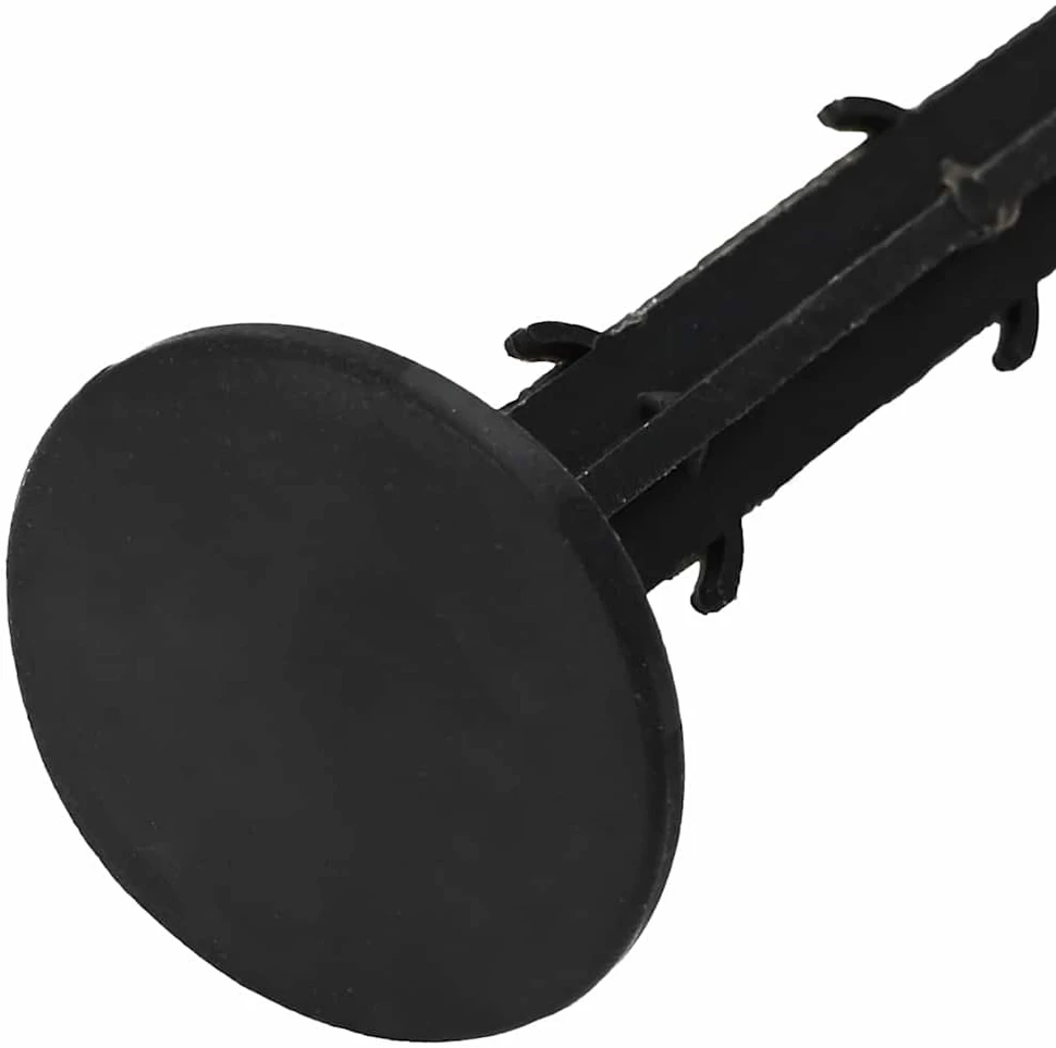 Žemės kuolai 100 vnt. Juoda Ø3 x 11 cm Plastmasė
