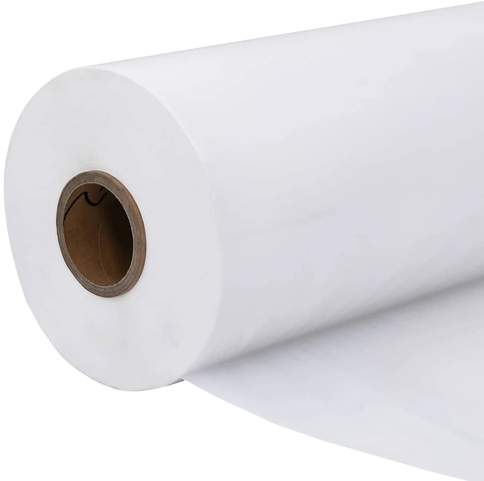 Žemės ūkio tampri plėvelė, balta, 25 µm, 75 cm x 1500 m