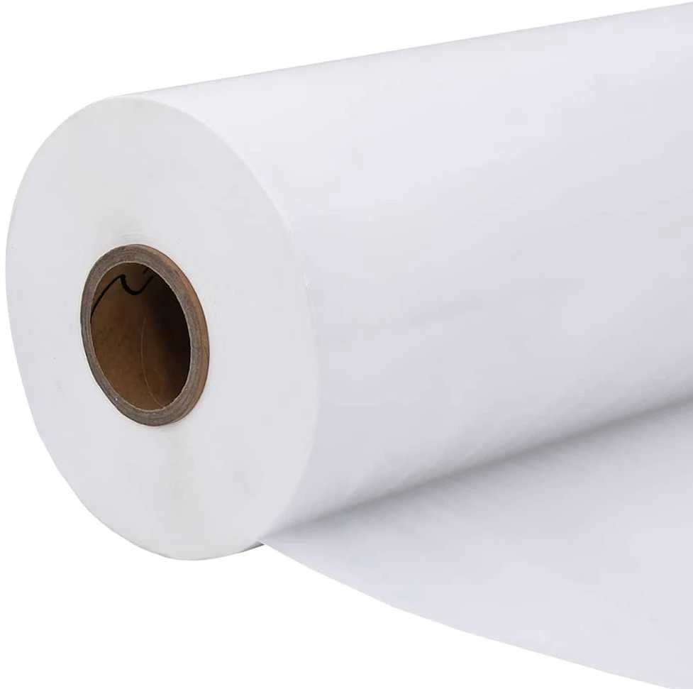 Žemės ūkio tampri plėvelė, balta, 25 µm, 75 cm x 1500 m