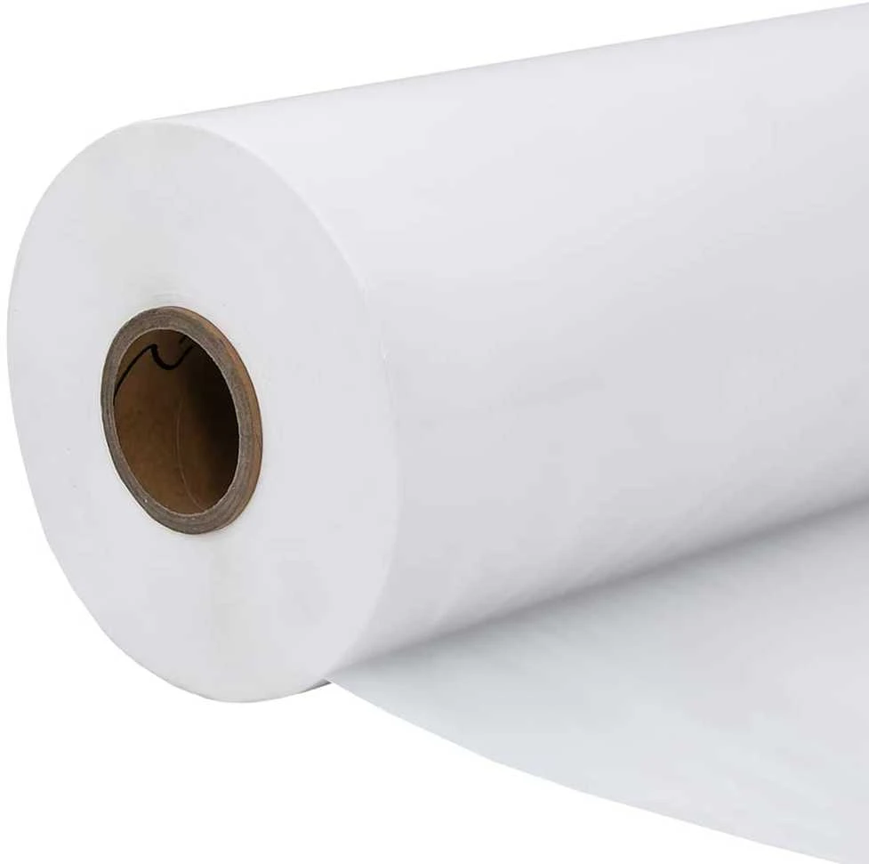 Žemės ūkio tampri plėvelė, balta, 25 µm, 75 cm x 1500 m
