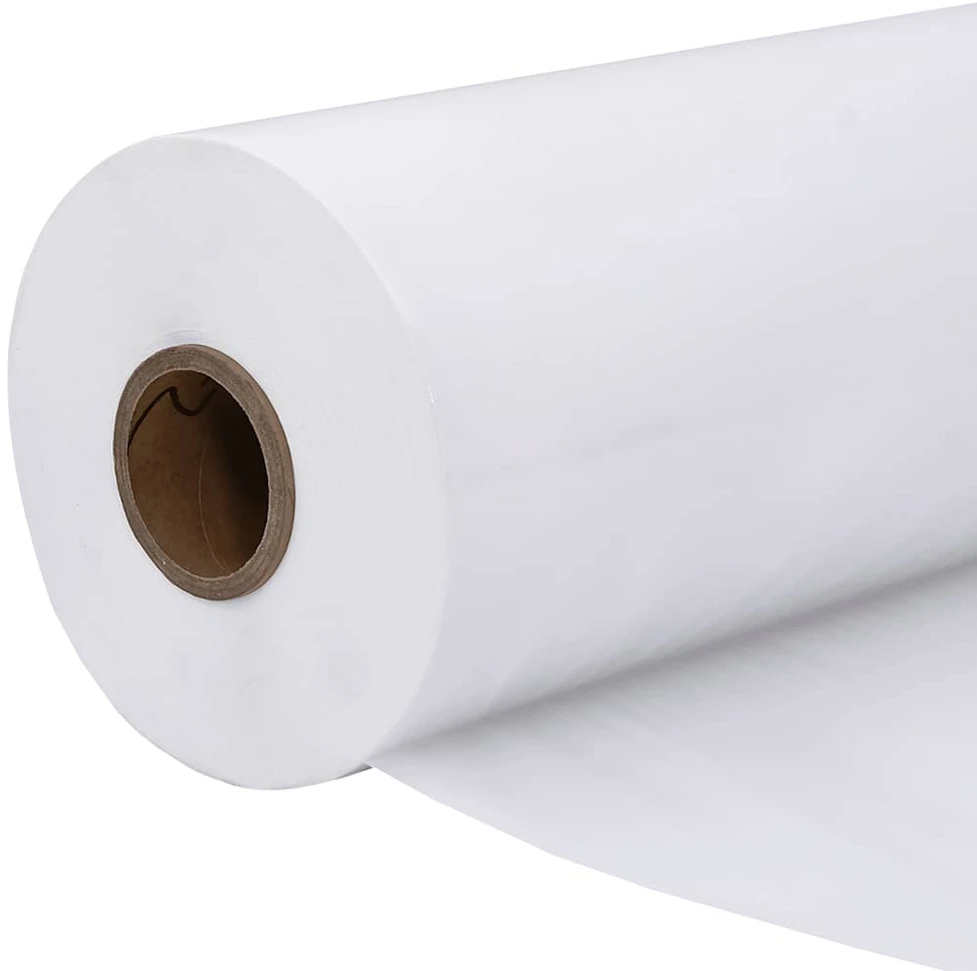 Žemės ūkio tampri plėvelė, balta, 25 µm, 50 cm x 1800 m