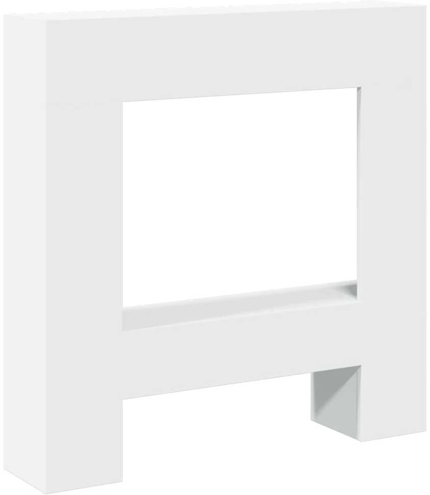 Židinio apvadas, baltos spalvos, 81x18x82cm, apdirbta mediena