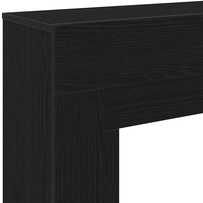 Židinio apvadas, juodo ąžuolo, 100x30x87,5 cm, inžinerinė mediena
