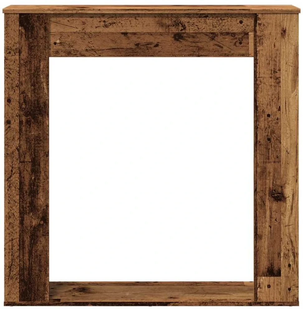 Židinio apvadas, medienos, 100x20x100cm, apdirbta mediena