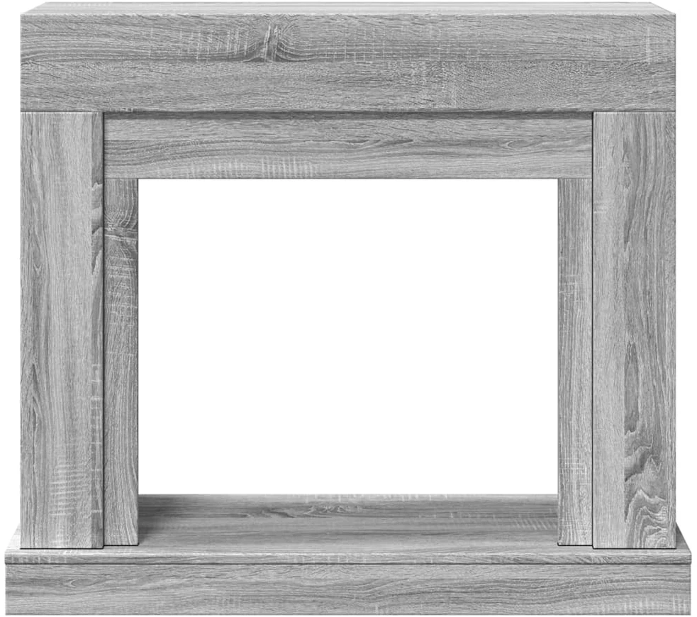 Židinio apvadas, pilkas ąžuolo, 100x30x87,5cm, apdirbta mediena