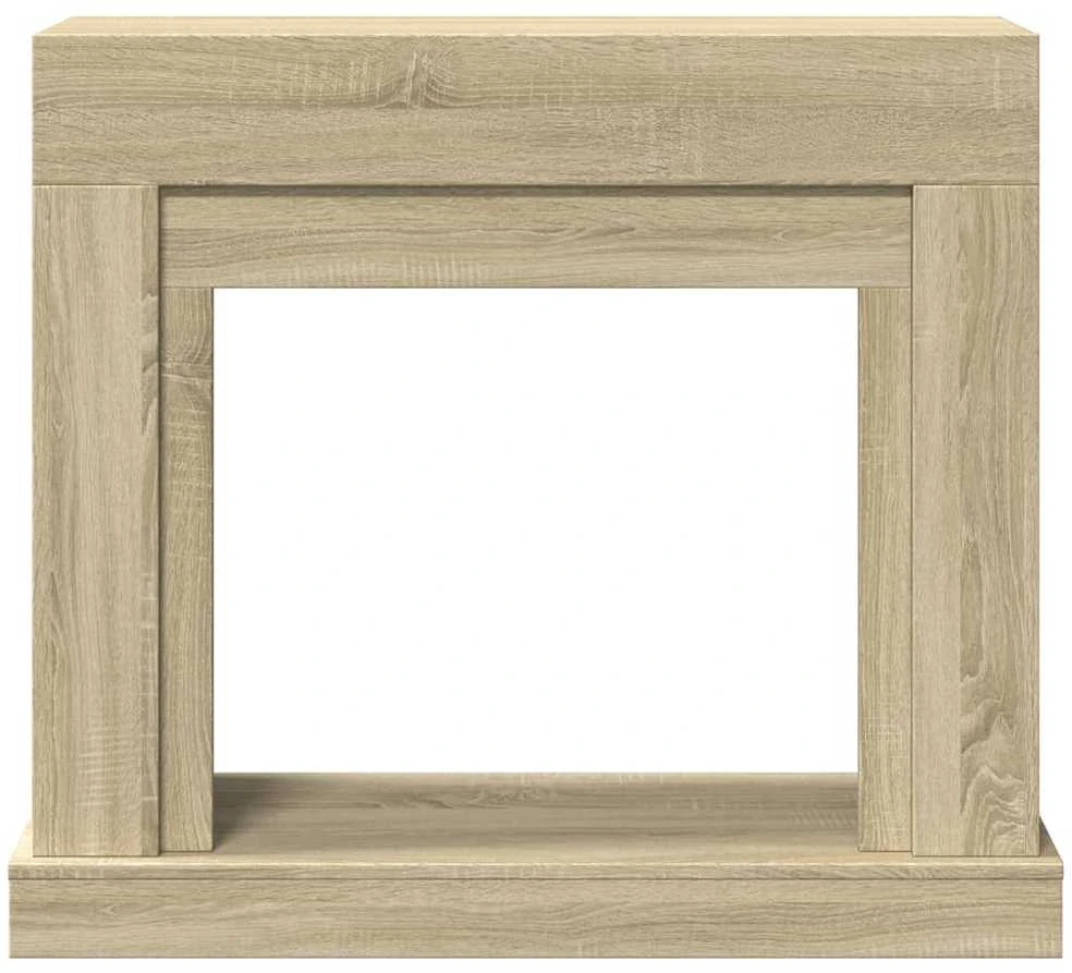Židinio apvadas, sonoma ąžuolo, 100x30x87,5cm, apdirbta mediena