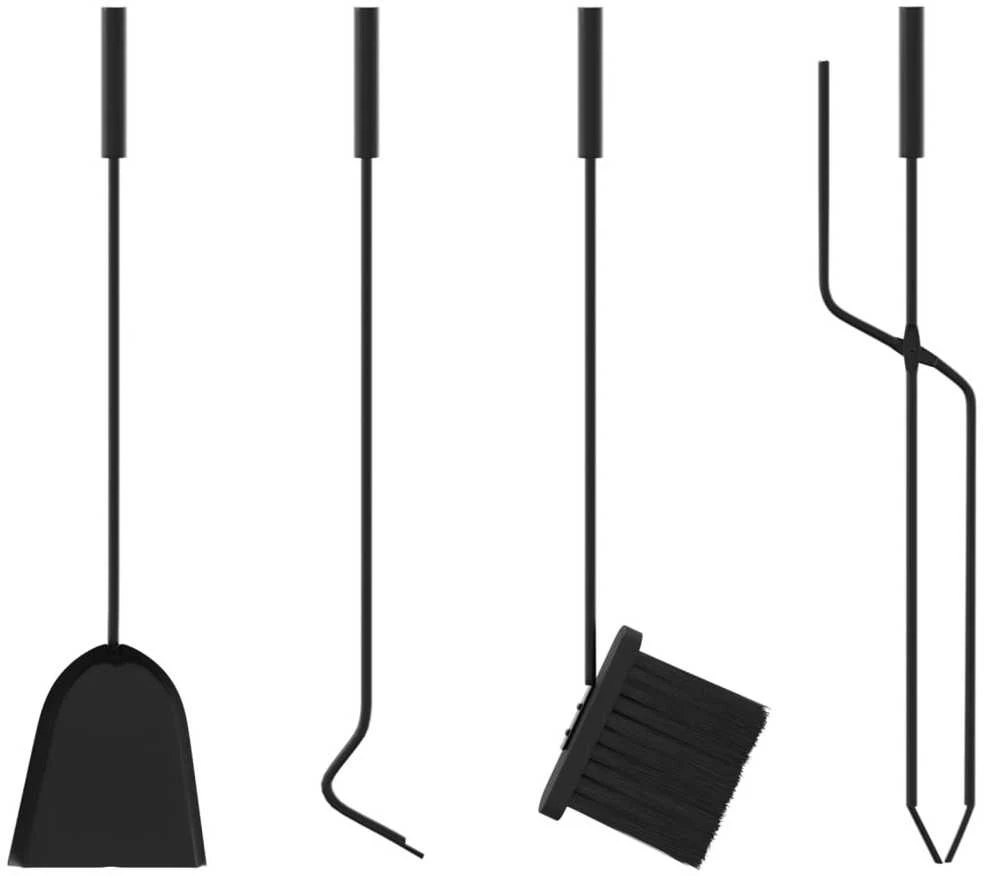 Židinio įrankių komplektas, 5 dalių, 18x66cm, plienas