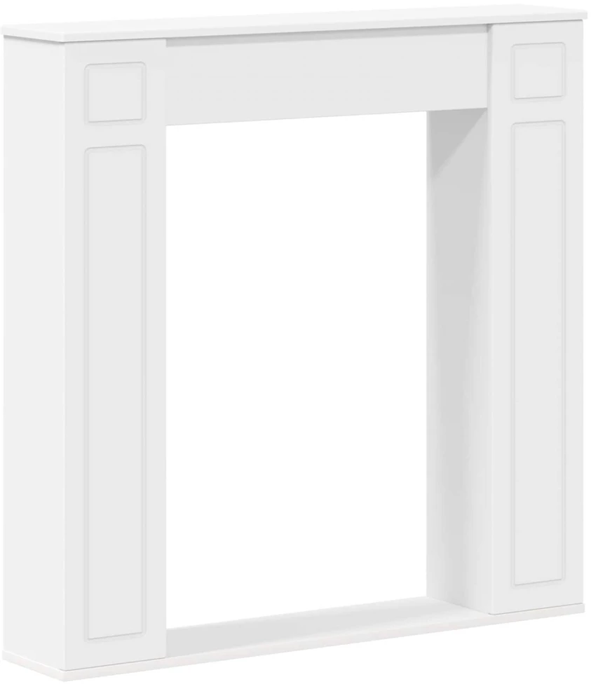 Židinio rėmas Balta 100 x 20 x 100 cm Apdirbta mediena
