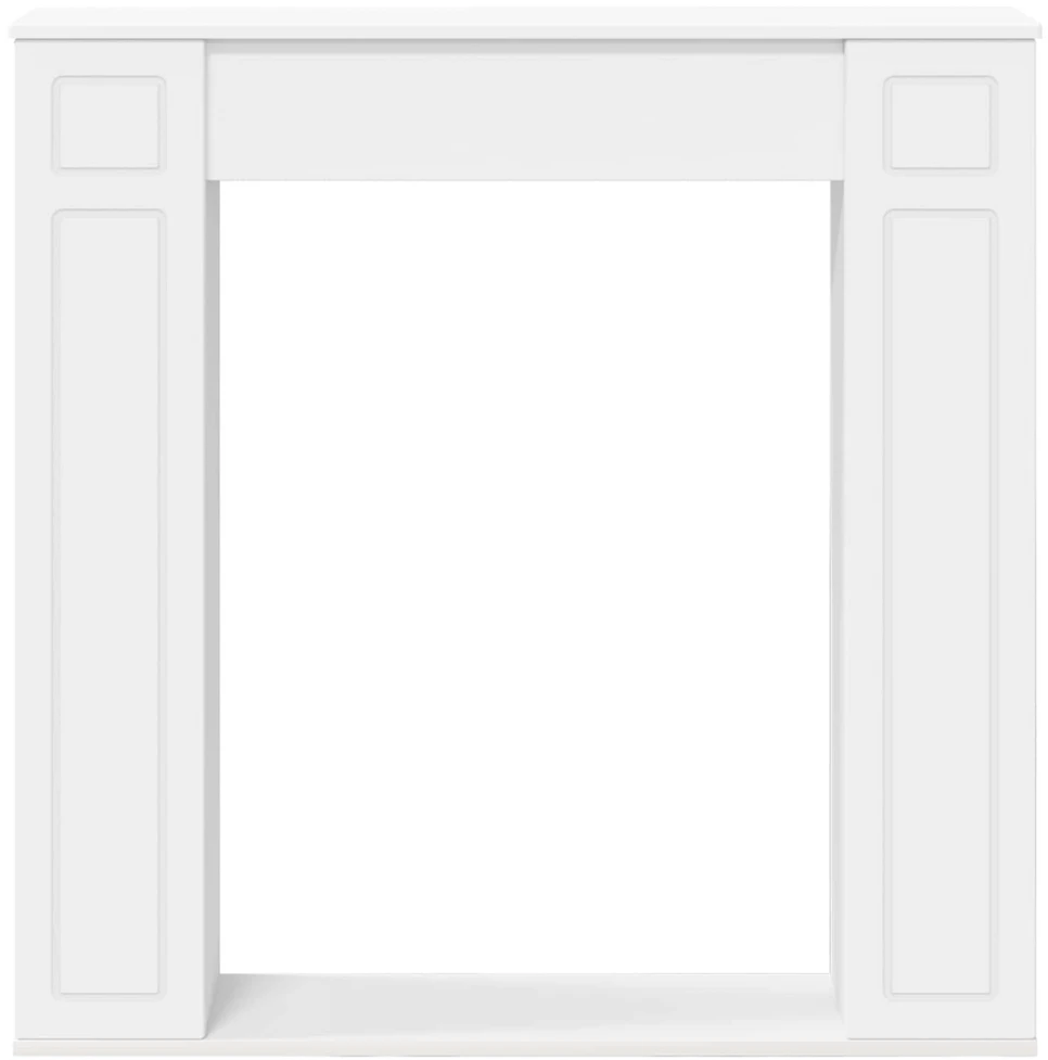 Židinio rėmas Balta 100 x 20 x 100 cm Apdirbta mediena