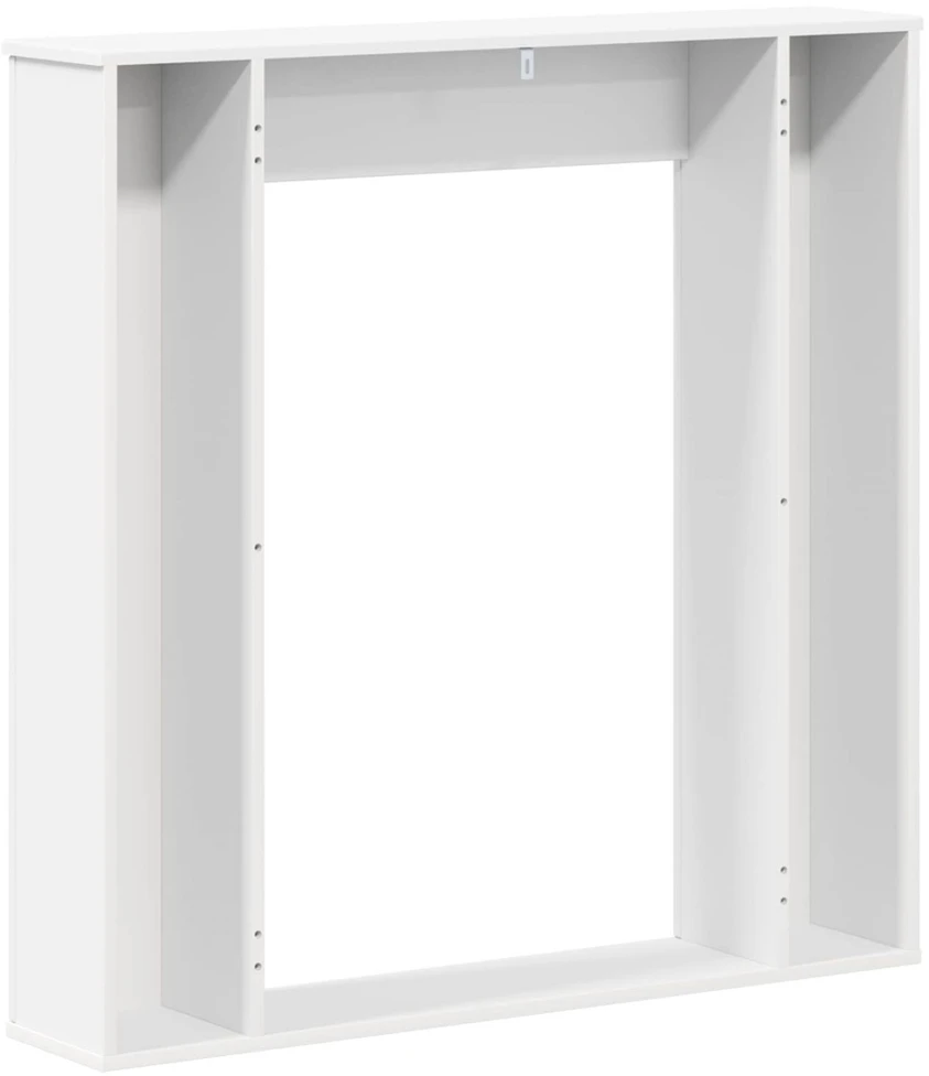 Židinio rėmas Balta 100 x 20 x 100 cm Apdirbta mediena