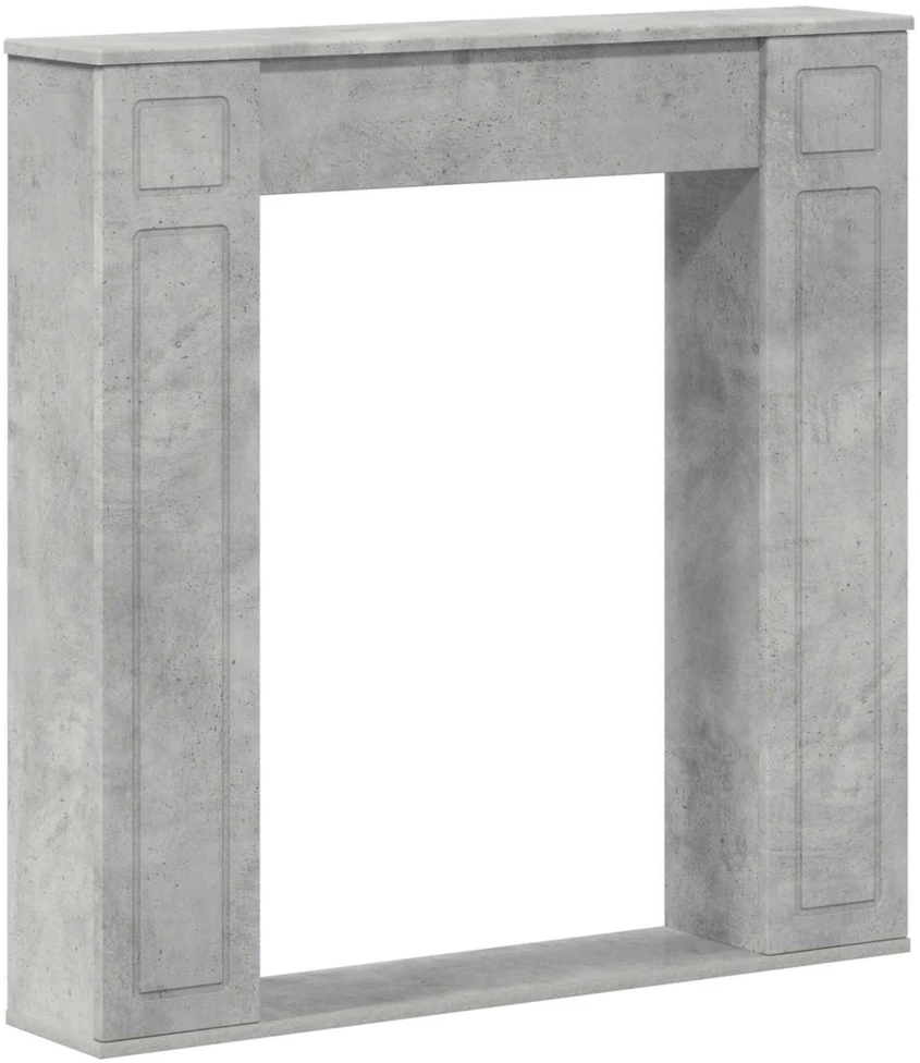 Židinio rėmas Betono pilka 100 x 20 x 100 cm Apdirbta mediena