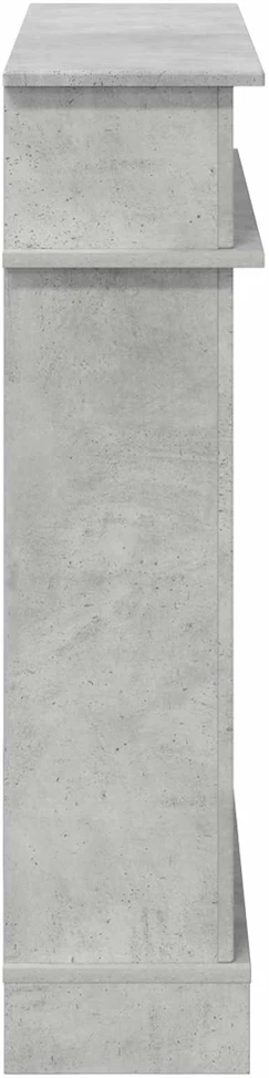 Židinio rėmas Betono pilka 102 x 26 x 100 cm Apdirbta mediena