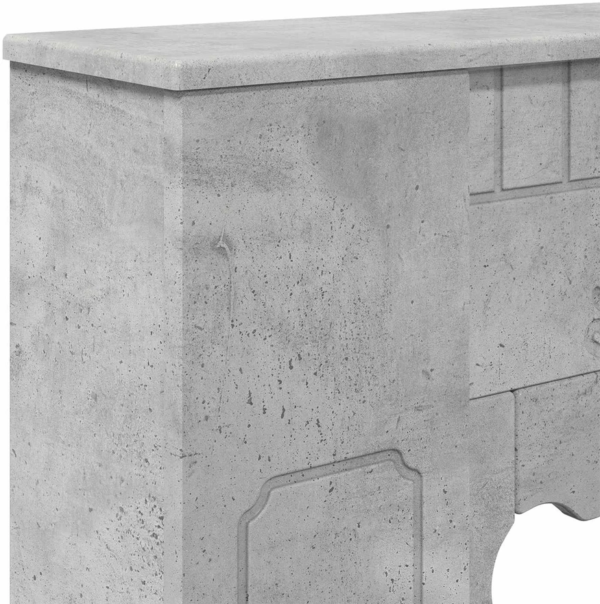 Židinio rėmas Betono pilka 93 x 20 x 89 cm Apdirbta mediena