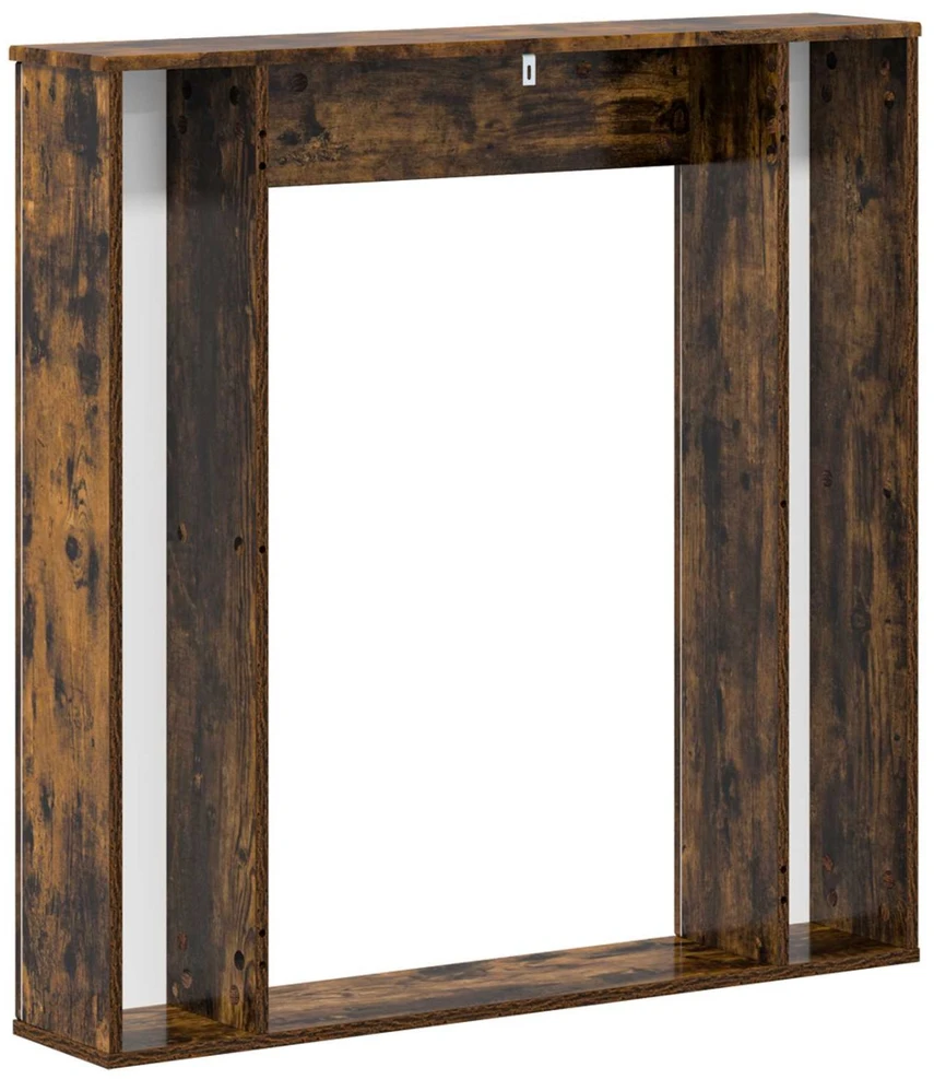 Židinio rėmas Dūminio ąžuolo 100 x 20 x 100 cm Apdirbta mediena