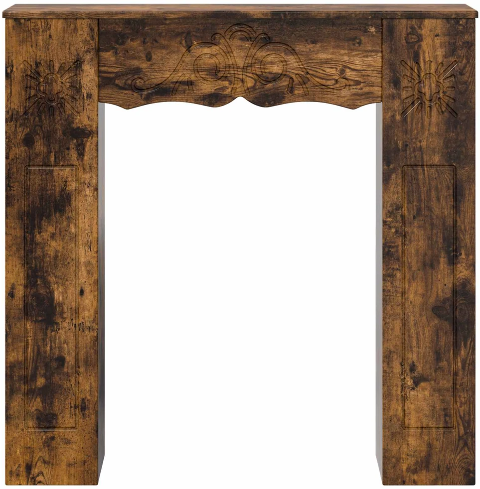 Židinio rėmas Dūminio ąžuolo 102 x 20 x 102 cm Apdirbta mediena