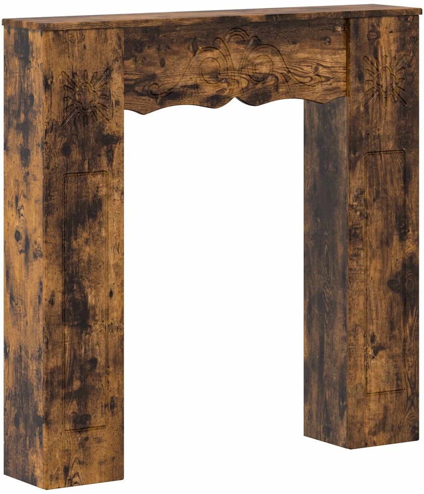 Židinio rėmas Dūminio ąžuolo 102 x 20 x 102 cm Apdirbta mediena