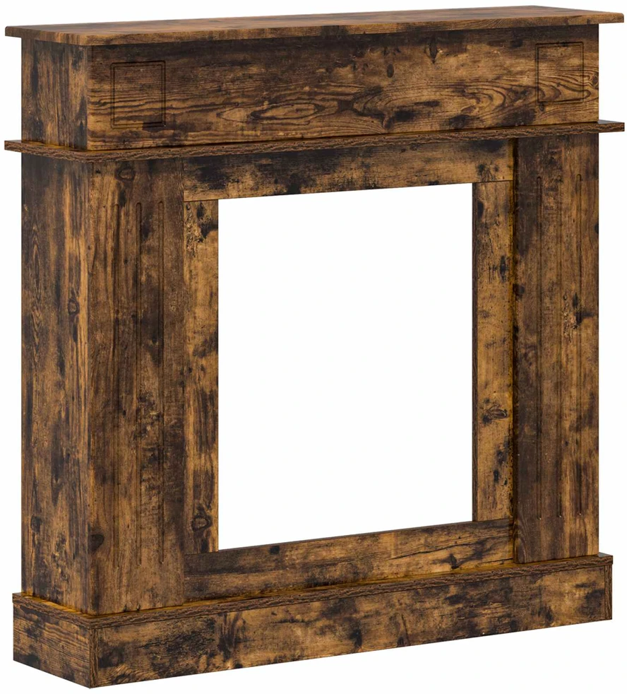 Židinio rėmas Dūminio ąžuolo 102 x 26 x 100 cm Apdirbta mediena