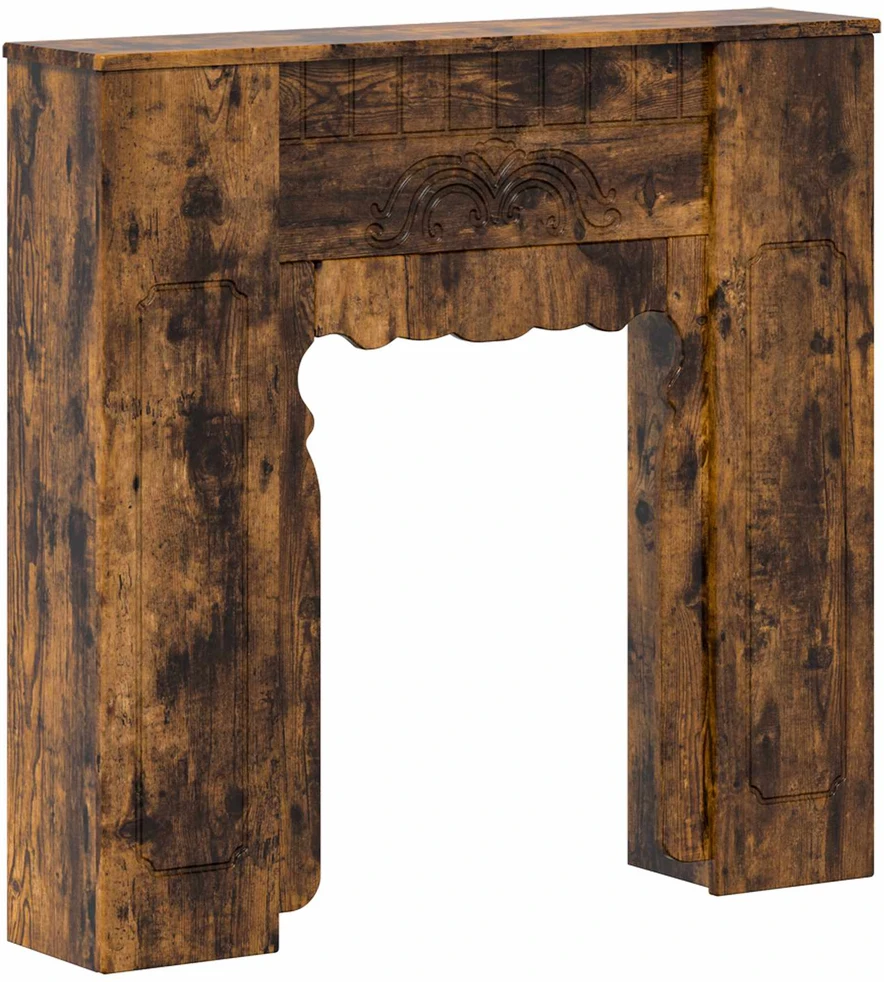 Židinio rėmas Dūminio ąžuolo 93 x 20 x 89 cm Apdirbta mediena