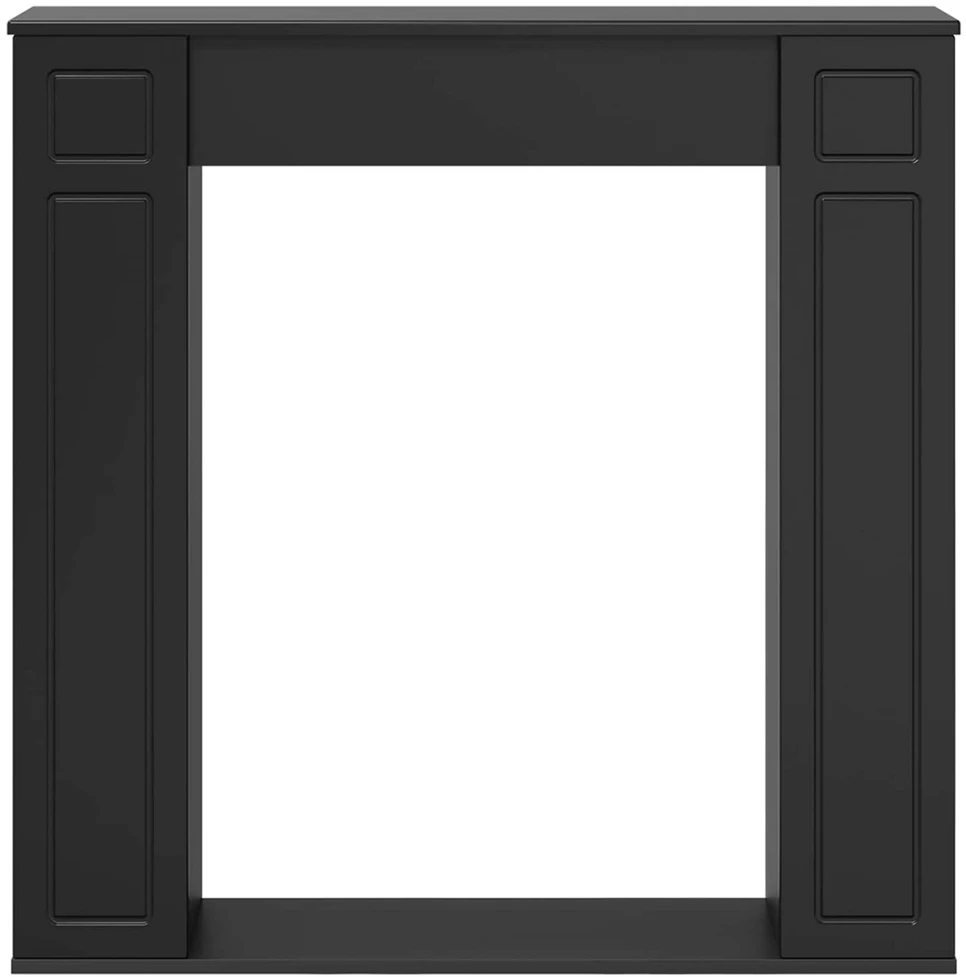 Židinio rėmas Juoda 100 x 20 x 100 cm Apdirbta mediena