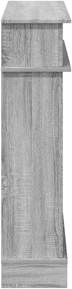 Židinio rėmas Pilka Sonoma 102 x 26 x 100 cm Apdirbta mediena