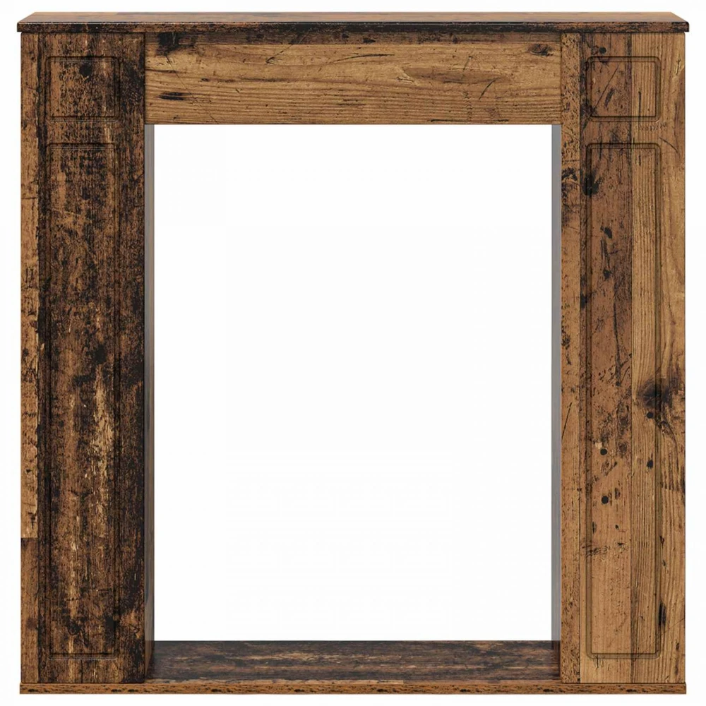 Židinio rėmas Sendintos medienos 100 x 20 x 100 cm