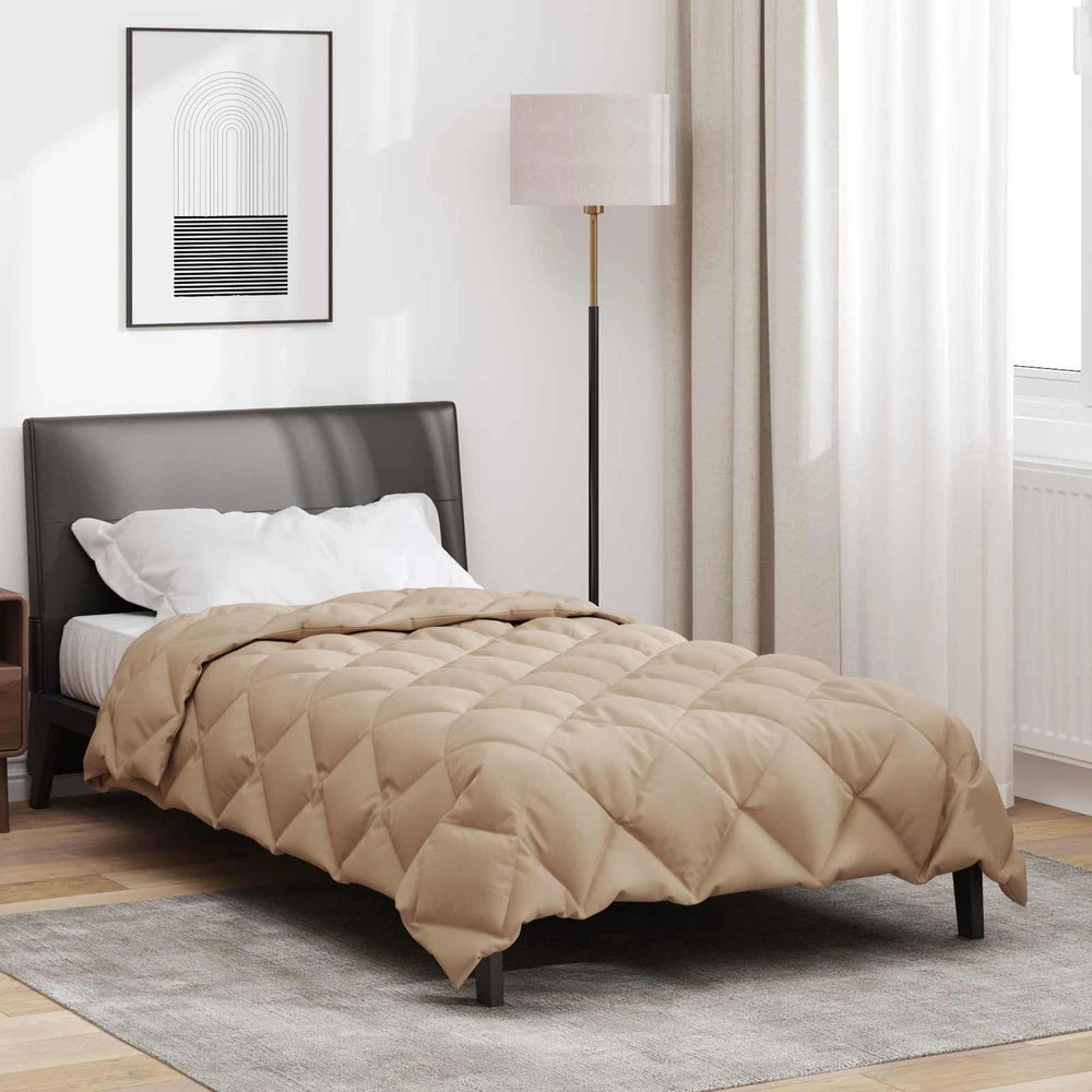 Žiemos antklodė 155 x 200 cm 450 gsm Taupe