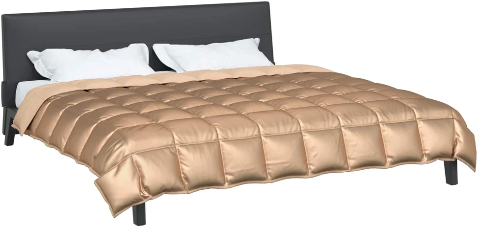 Žiemos antklodė 200 x 200 cm 450 gsm Auksinė