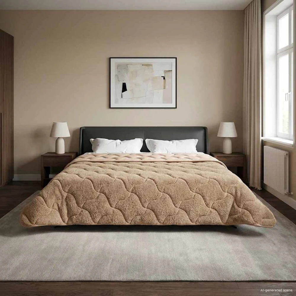 Žiemos antklodė 200 x 200 cm Žiema Tortora Kvėpuojantis