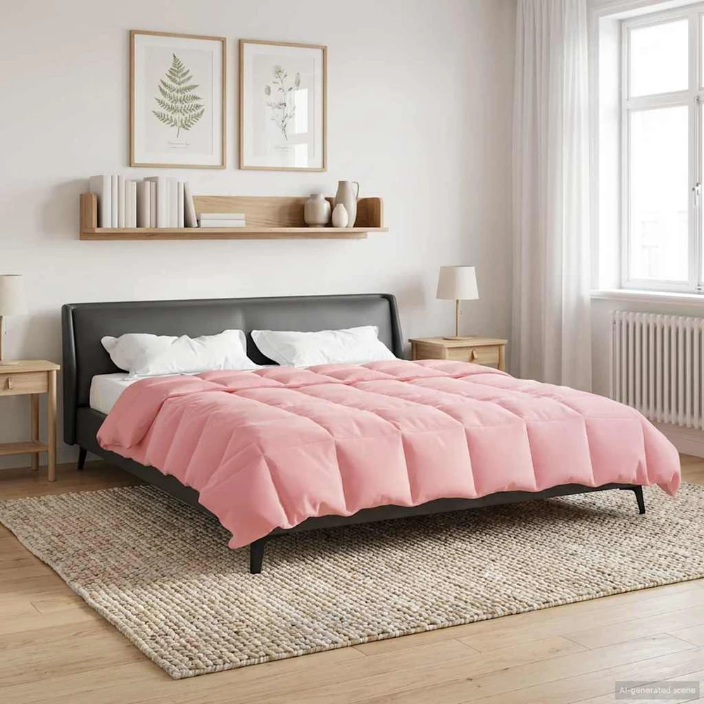 Žiemos antklodė 200 x 220 cm Žiema Rožinė Kvėpuojantis