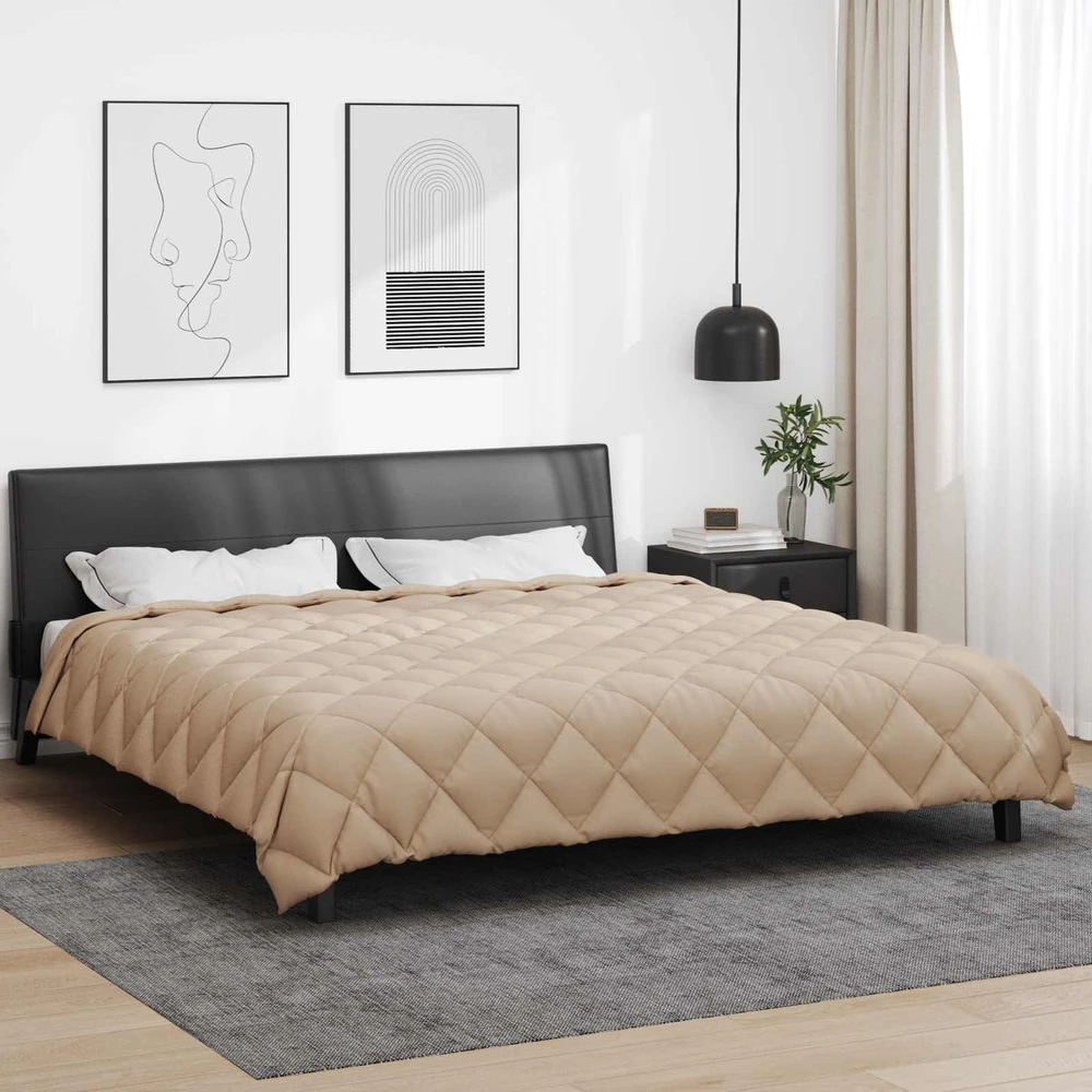 Žiemos antklodė 220 x 260 cm 450 gsm Taupe