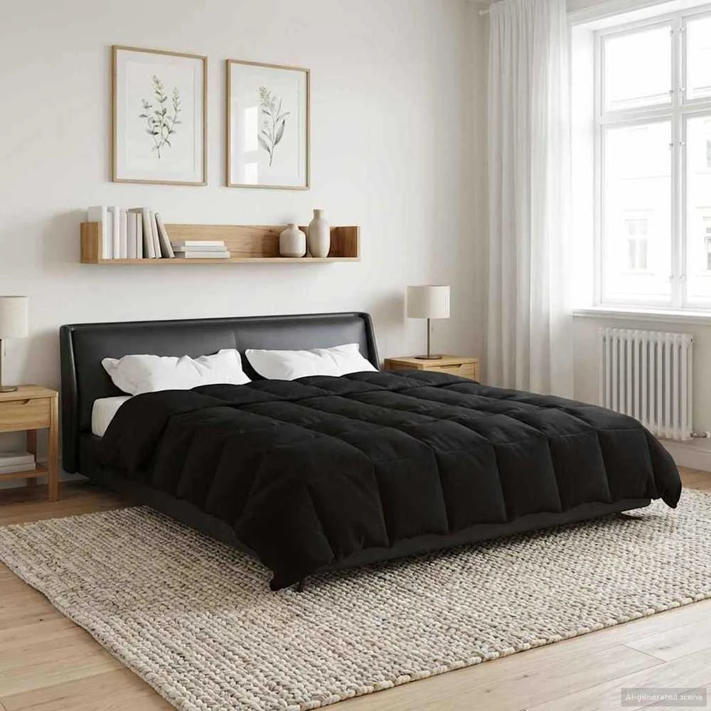 Žiemos antklodė 240 x 260 cm Žiema Juoda Kvėpuojantis