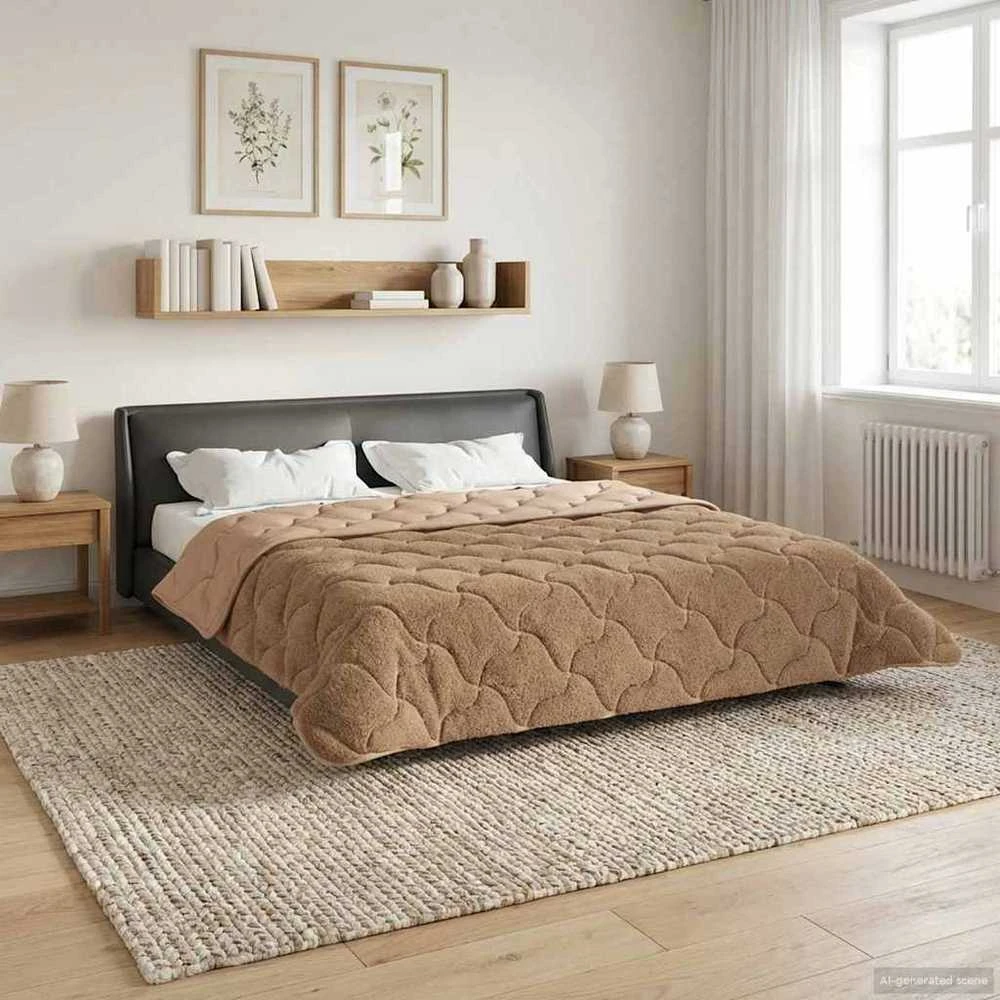Žiemos antklodė 240 x 260 cm Žiema Tortora Kvėpuojantis