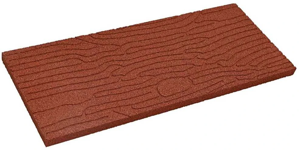 Žingsnių akmuo 6 vnt. Raudona 60,5 x 25 x 2 cm Guma