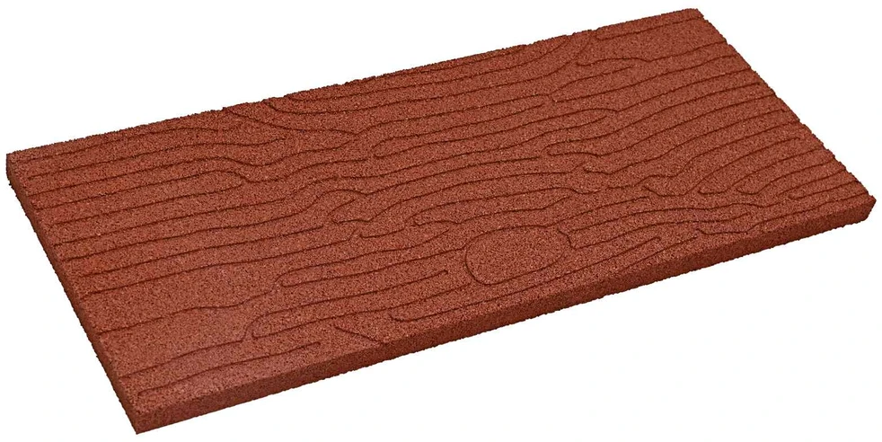 Žingsnių akmuo 6 vnt. Raudona 60,5 x 25 x 2 cm Guma