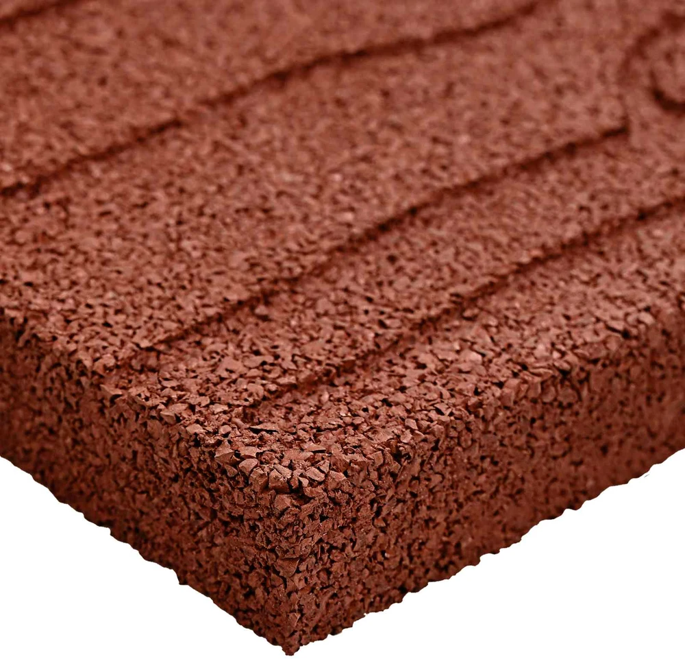 Žingsnių akmuo 6 vnt. Raudona 60,5 x 25 x 2 cm Guma