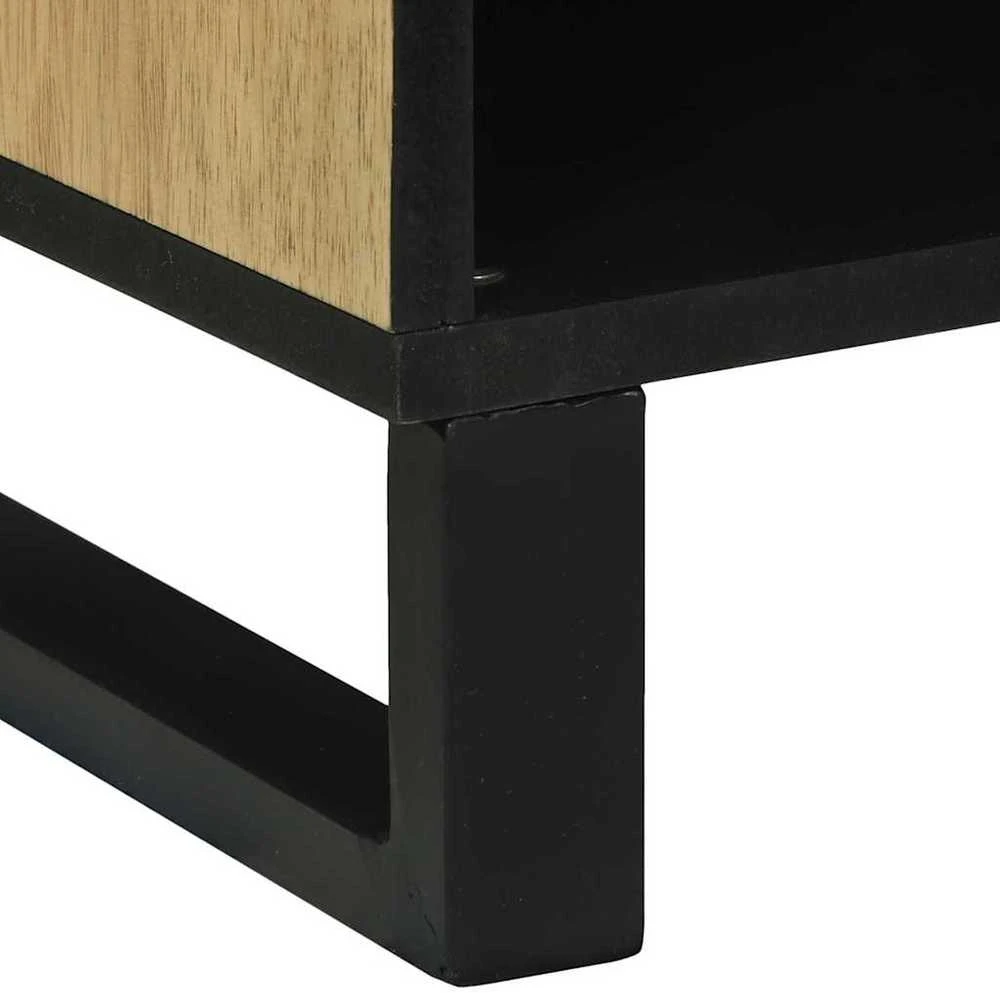 TV vienetai 80 x 33 x 46 cm Ruda Apdirbta mediena
