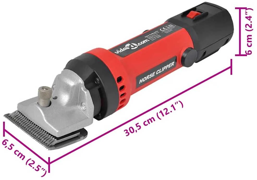 Žirgų kirpimo mašinėlės rinkinys, 6 dalių, 550W