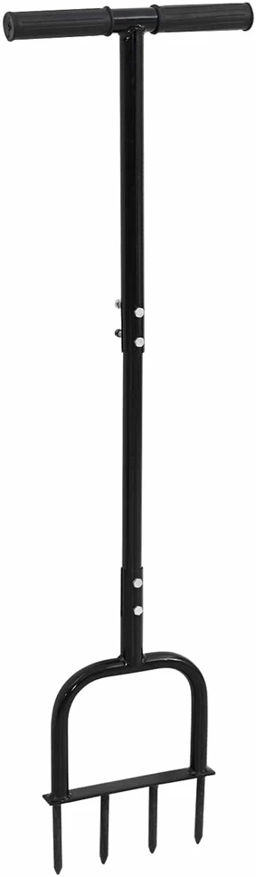 Žolės aeratorius Juodas 95 x 27 cm Plastmasė
