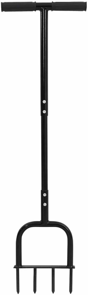 Žolės aeratorius Juodas 95 x 27 cm Plastmasė